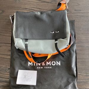 Min & Mon Victor reversible messenger bag Sz M